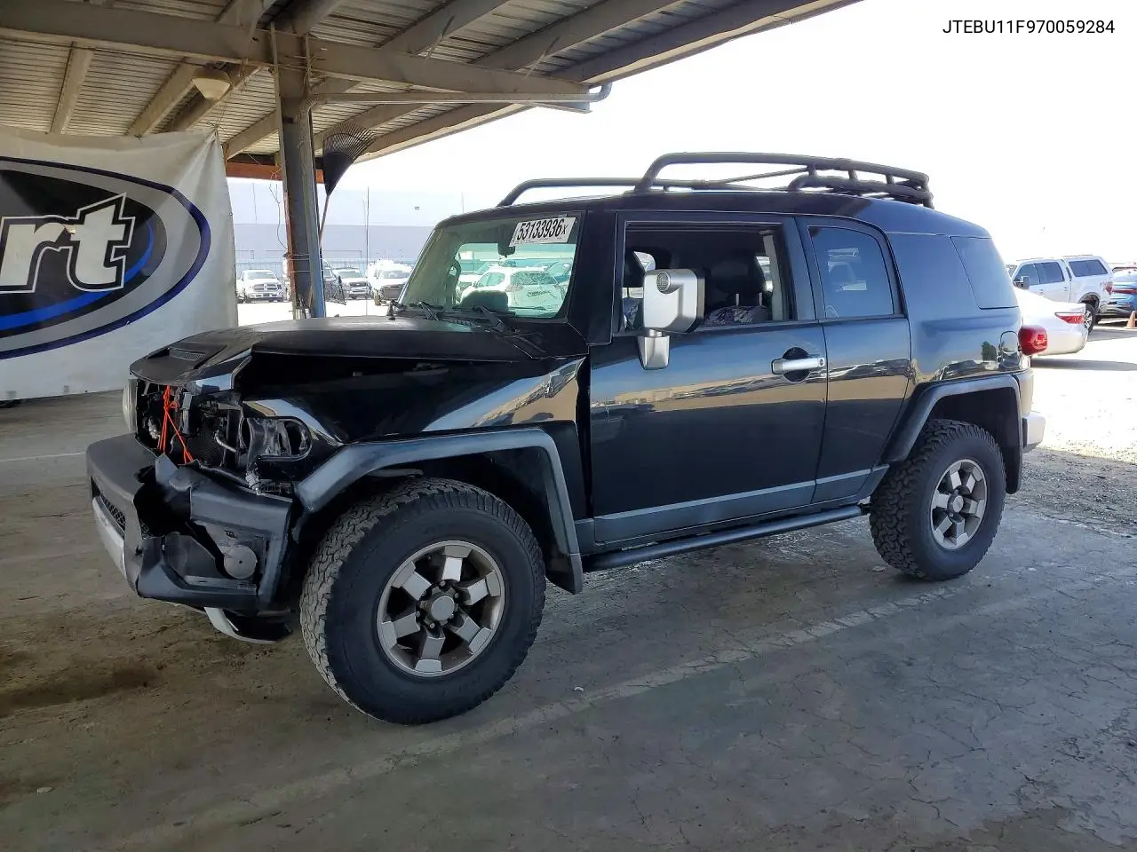 2007 Toyota Fj Cruiser Base VIN: JTEBU11F970059284 Lot: 53133936