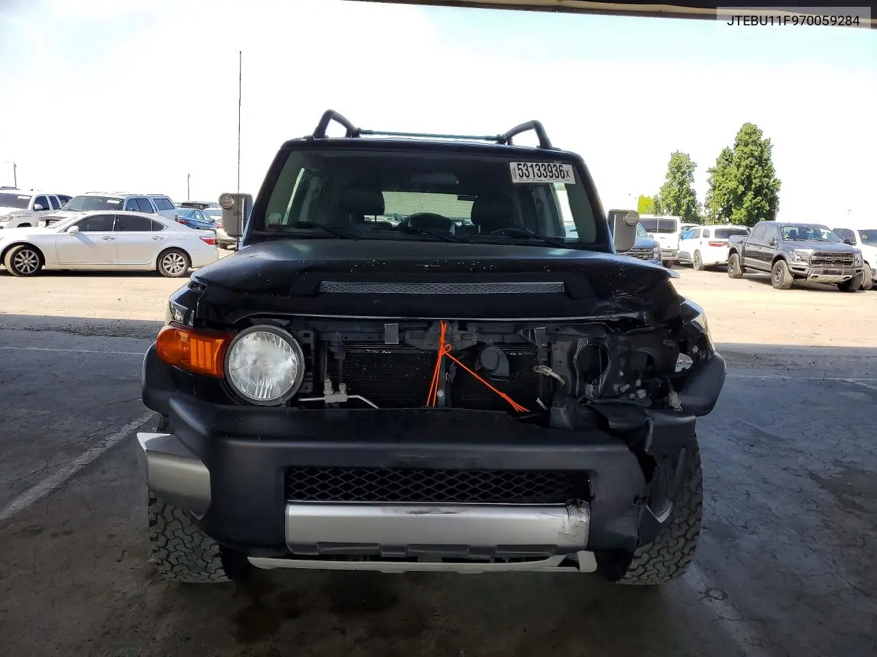 2007 Toyota Fj Cruiser Base VIN: JTEBU11F970059284 Lot: 53133936