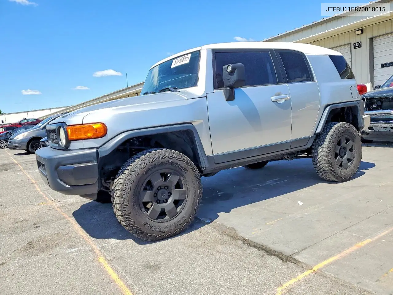 2007 Toyota Fj Cruiser Base VIN: JTEBU11F870018015 Lot: 53456856