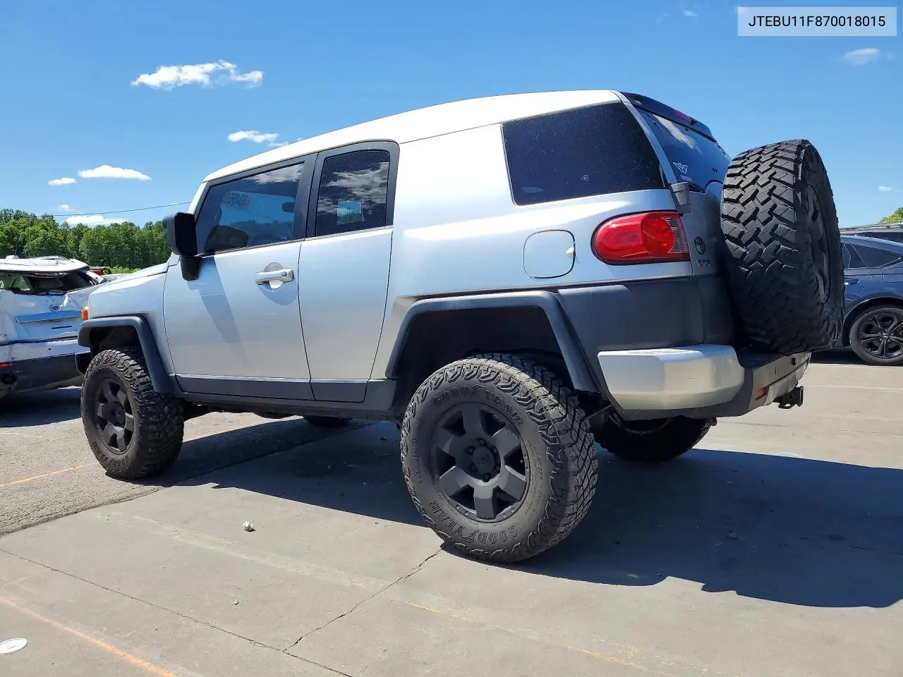 2007 Toyota Fj Cruiser Base VIN: JTEBU11F870018015 Lot: 53456856