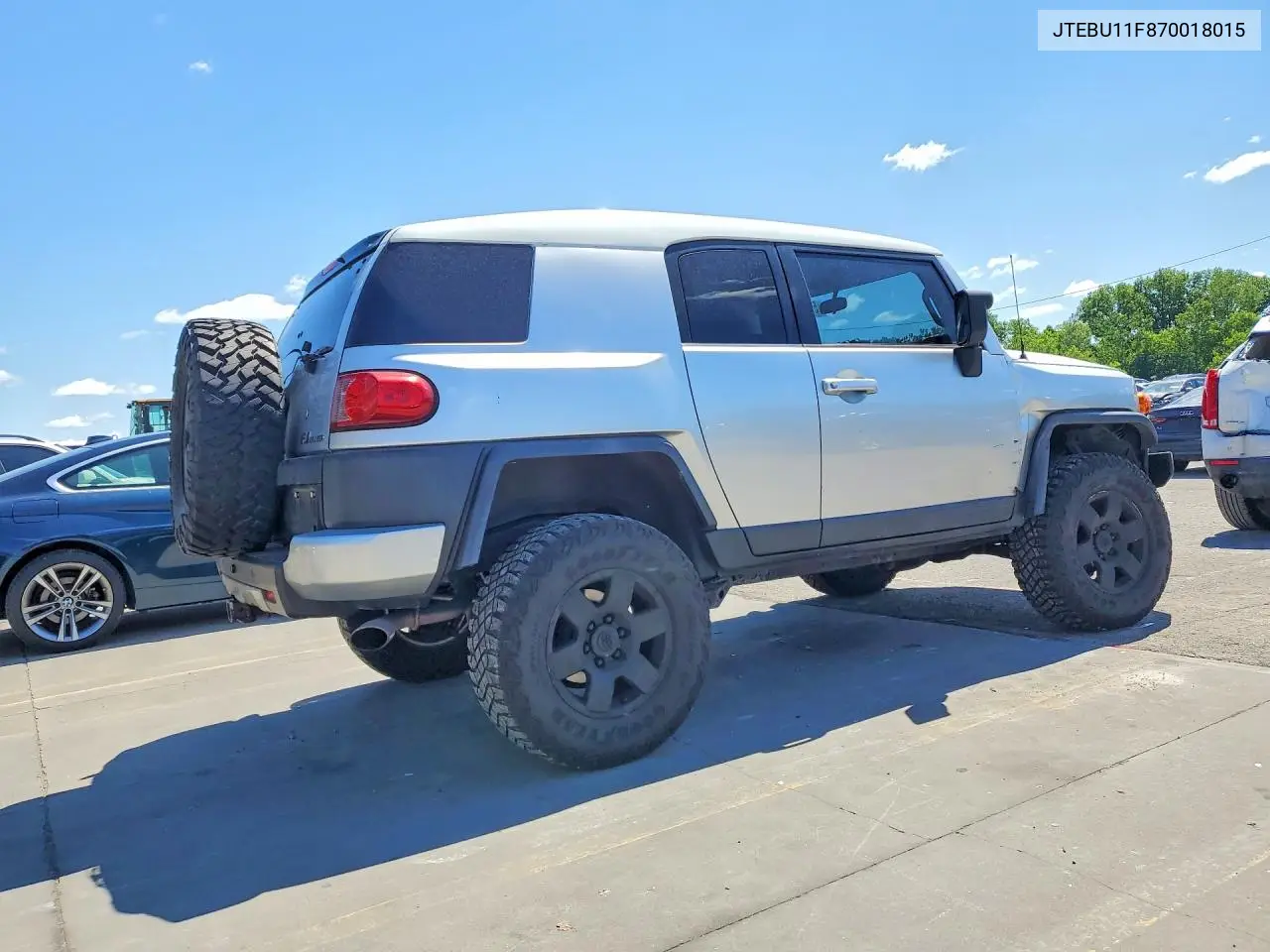 2007 Toyota Fj Cruiser Base VIN: JTEBU11F870018015 Lot: 53456856