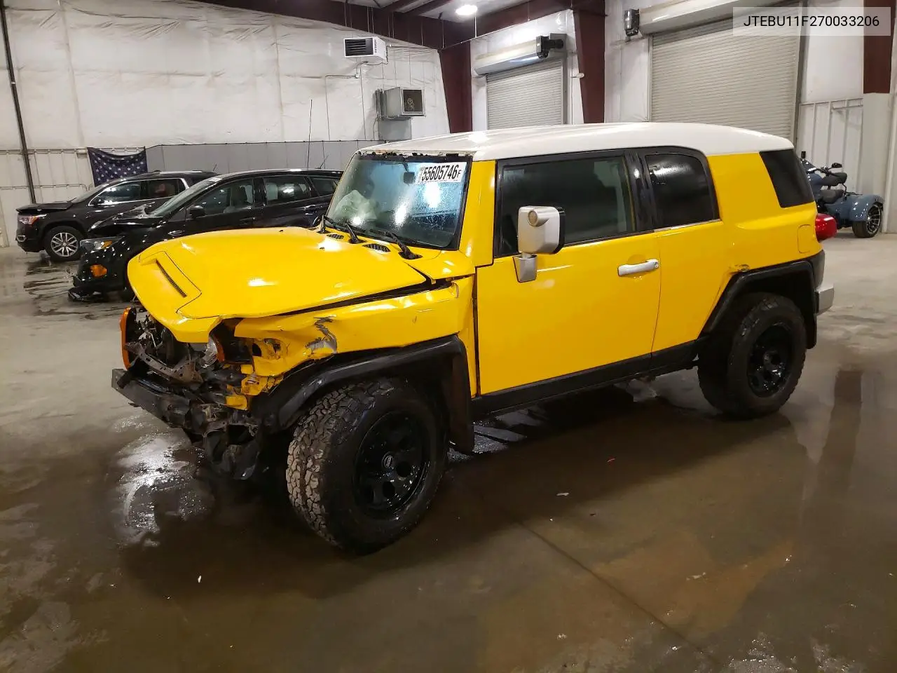 2007 Toyota Fj Cruiser Base VIN: JTEBU11F270033206 Lot: 55605746