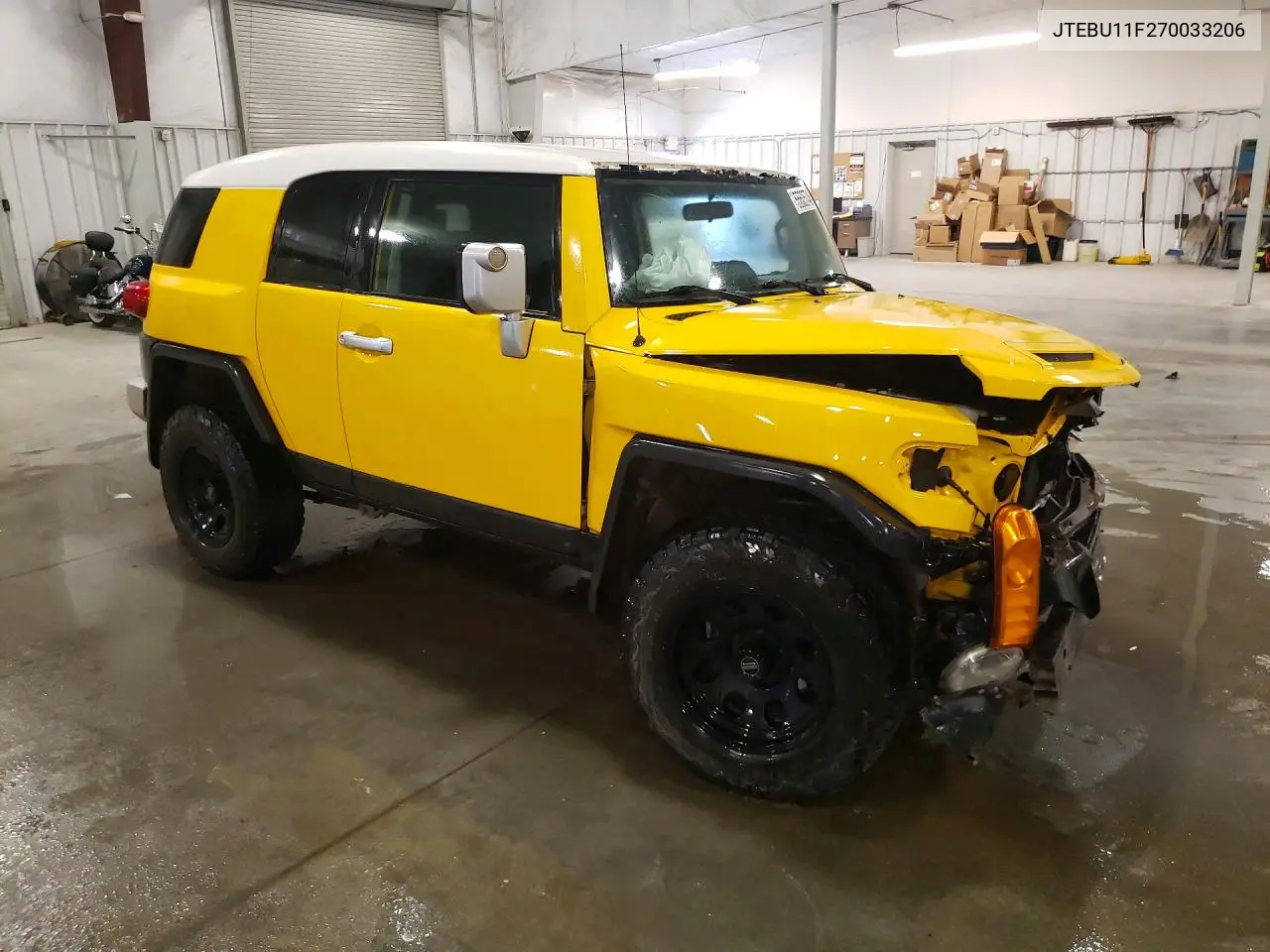 2007 Toyota Fj Cruiser Base VIN: JTEBU11F270033206 Lot: 55605746