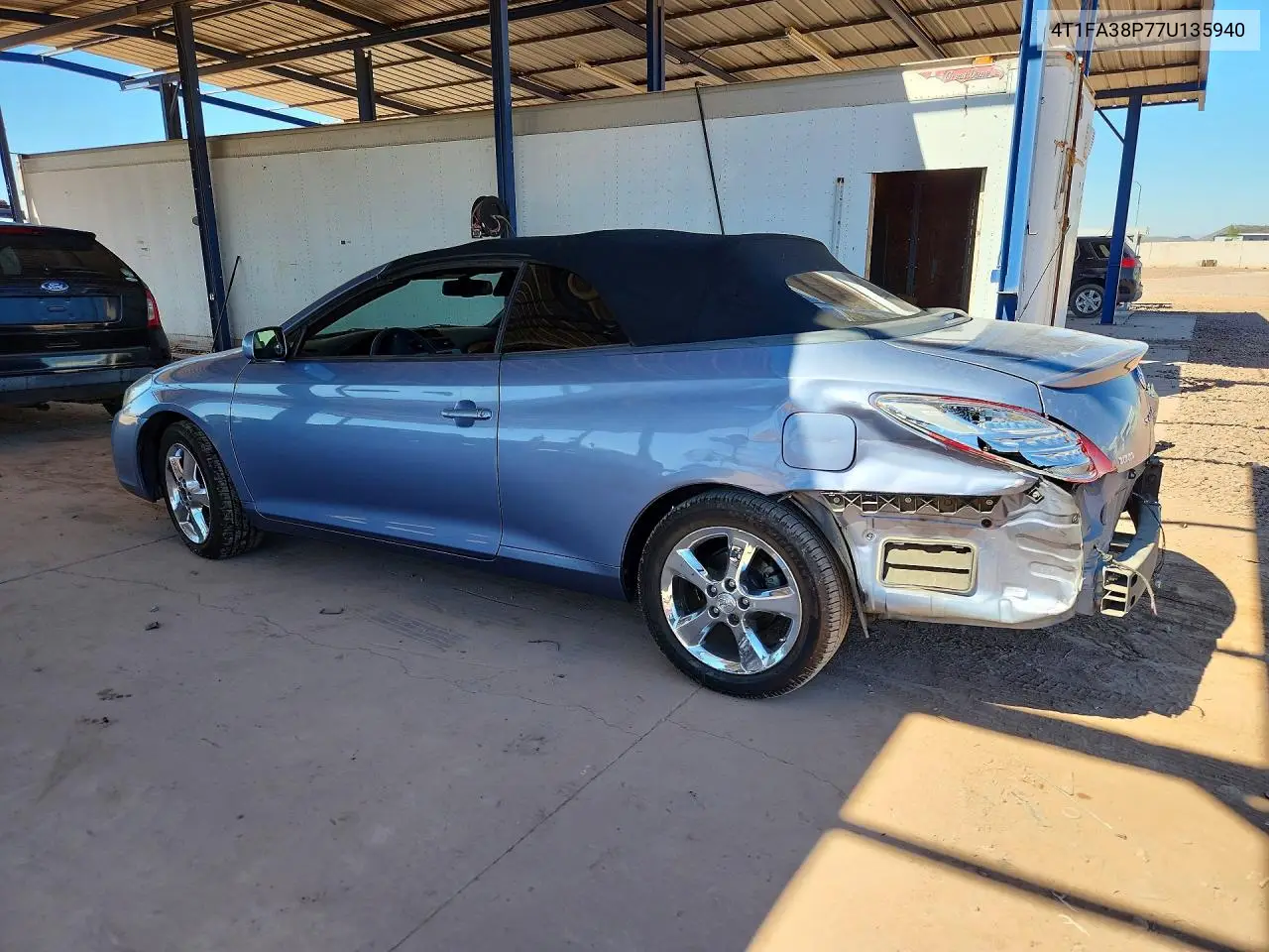 2007 Toyota Camry Solara Sle V6 VIN: 4T1FA38P77U135940 Lot: 57425906