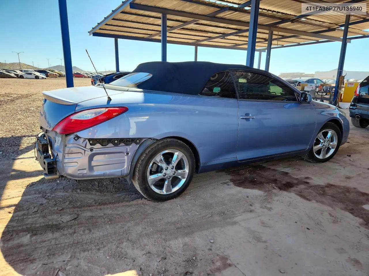 2007 Toyota Camry Solara Sle V6 VIN: 4T1FA38P77U135940 Lot: 57425906