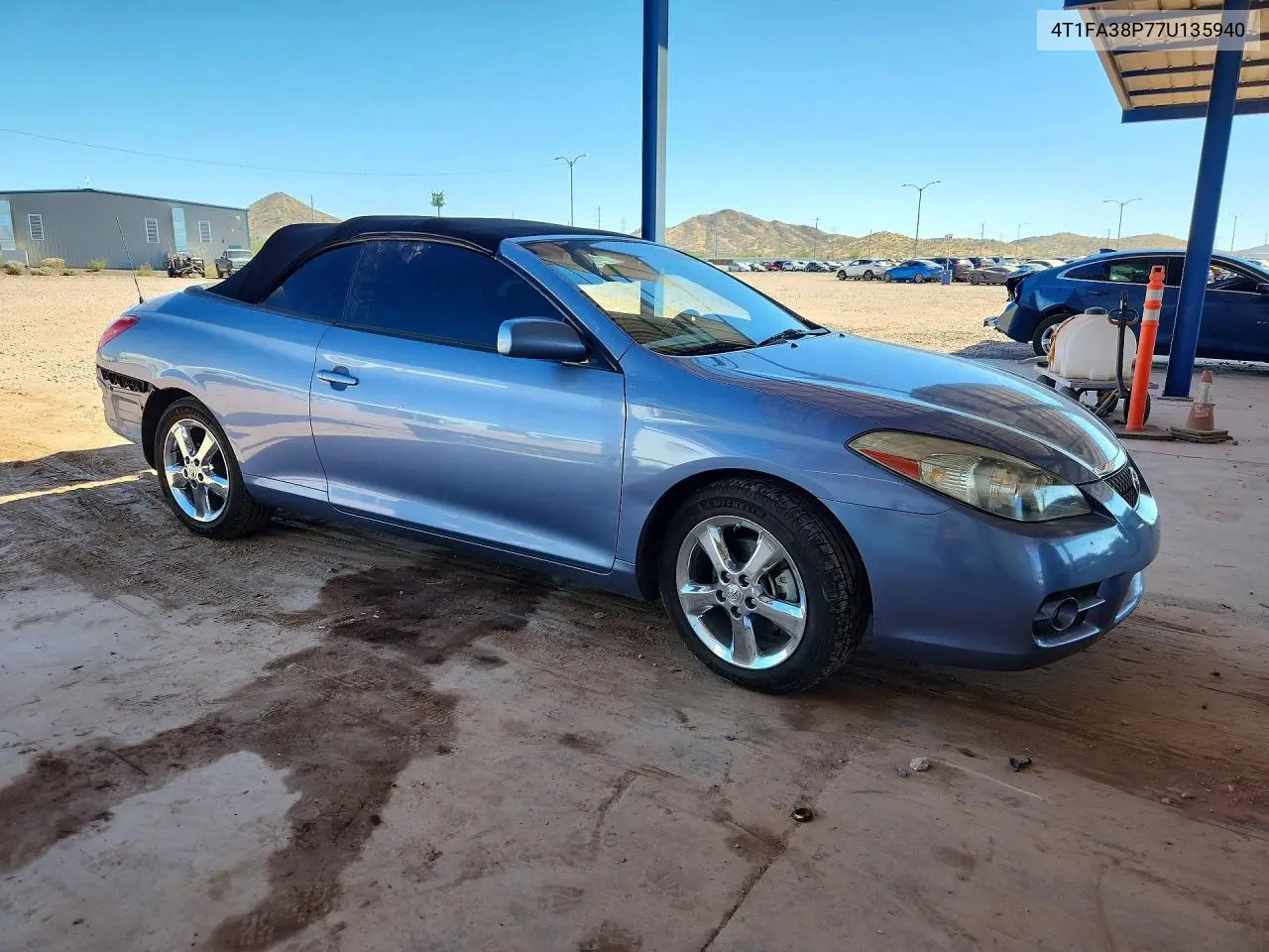 2007 Toyota Camry Solara Sle V6 VIN: 4T1FA38P77U135940 Lot: 57425906