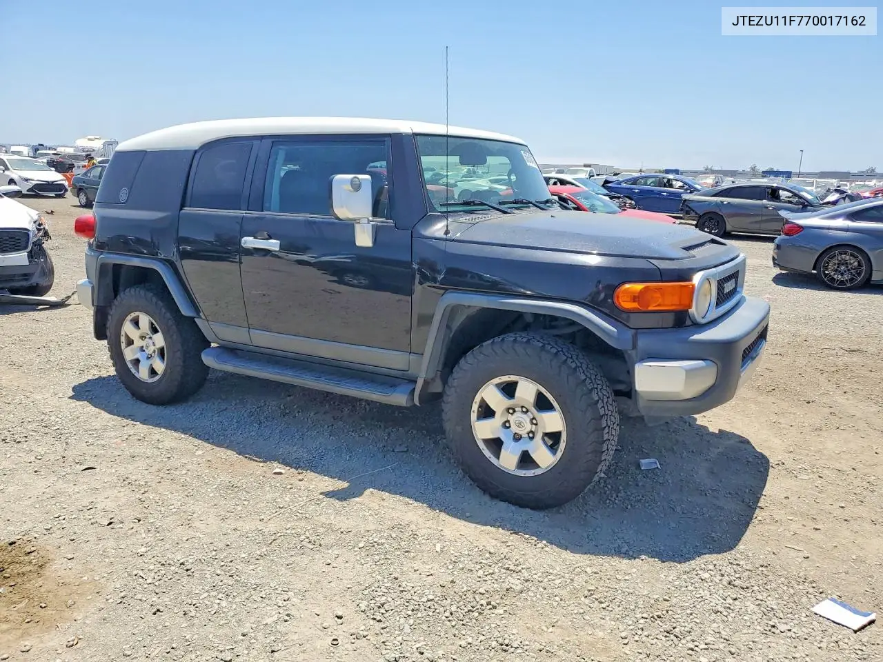 2007 Toyota Fj Cruiser Base VIN: JTEZU11F770017162 Lot: 57510476