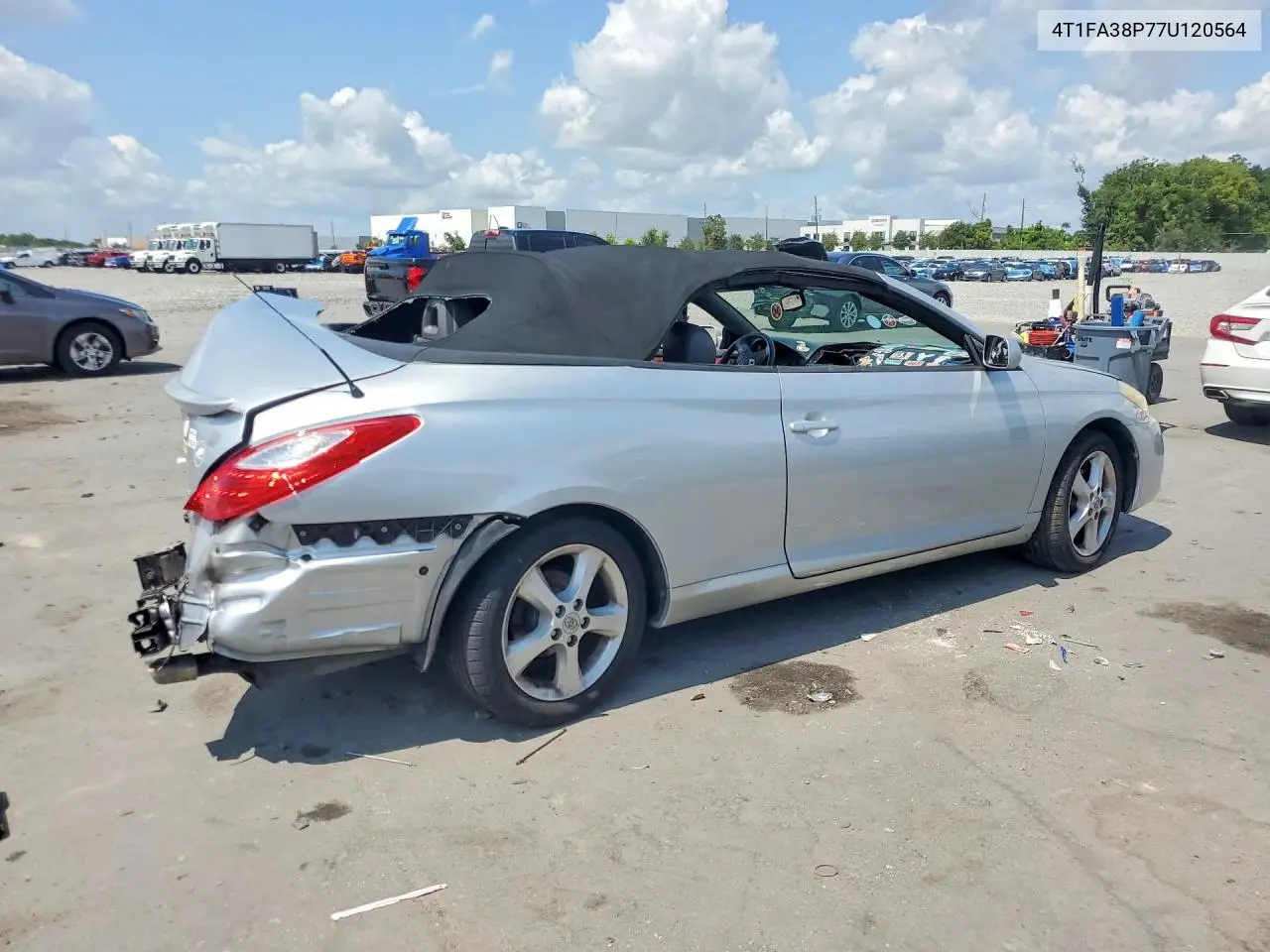 2007 Toyota Camry Solara Sle V6 VIN: 4T1FA38P77U120564 Lot: 57704386