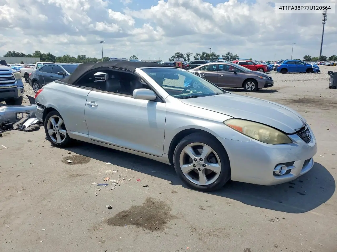 2007 Toyota Camry Solara Sle V6 VIN: 4T1FA38P77U120564 Lot: 57704386