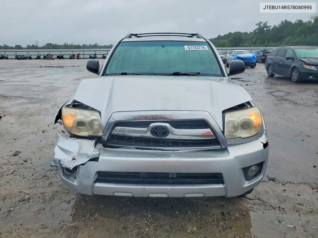 2007 Toyota 4Runner Sr5 VIN: JTEBU14R578080995 Lot: 57743776