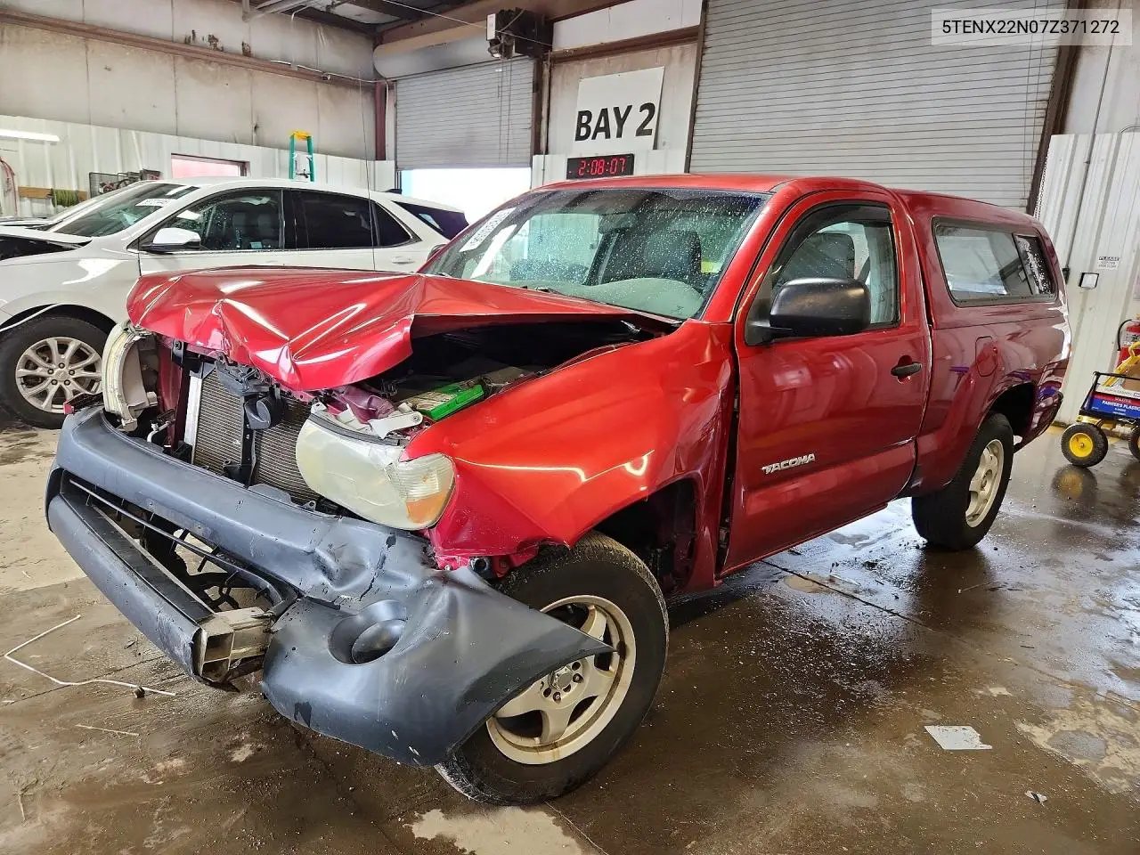 2007 Toyota Tacoma Base VIN: 5TENX22N07Z371272 Lot: 57833056