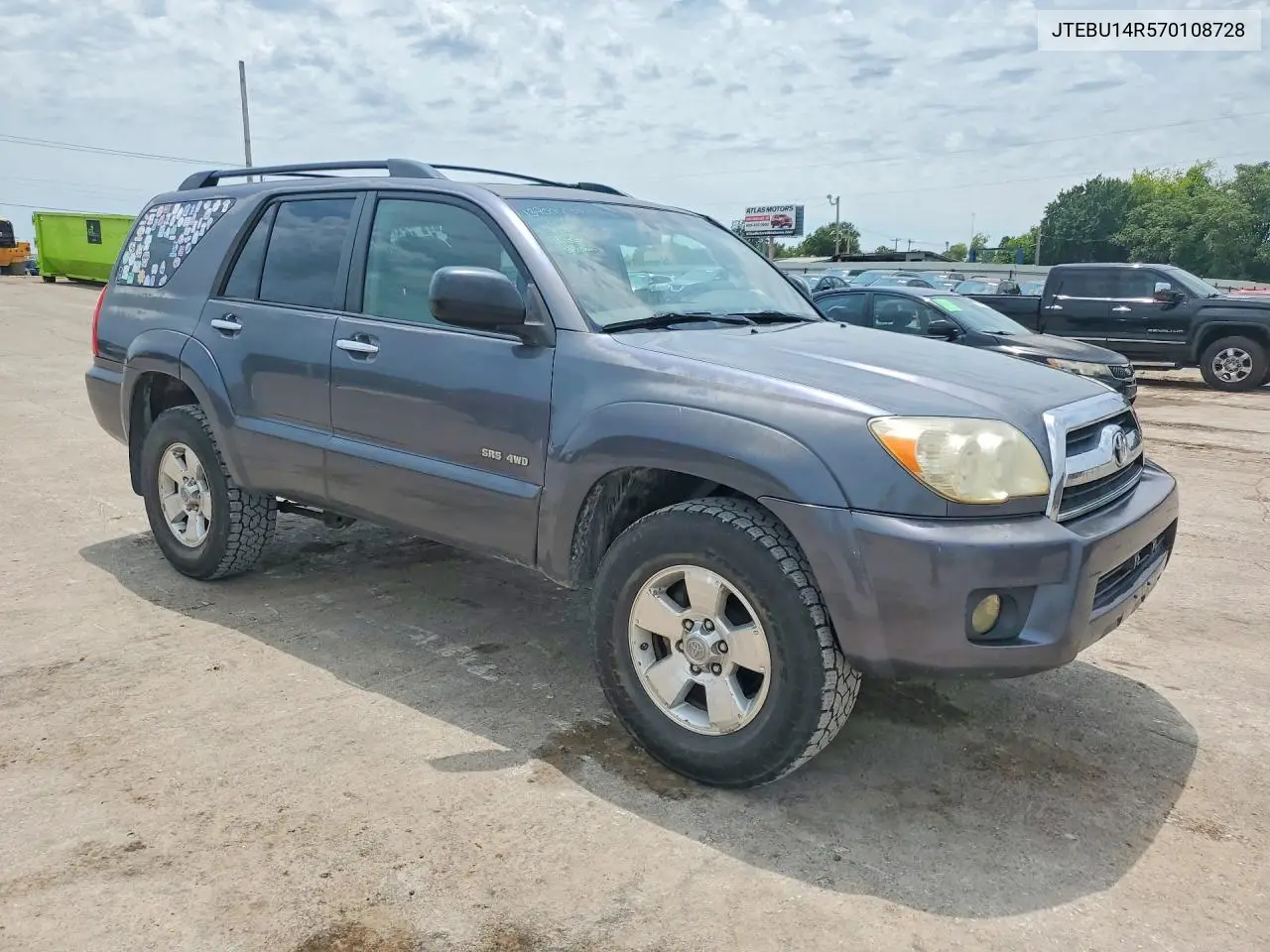 2007 Toyota 4Runner Sr5 VIN: JTEBU14R570108728 Lot: 57860966