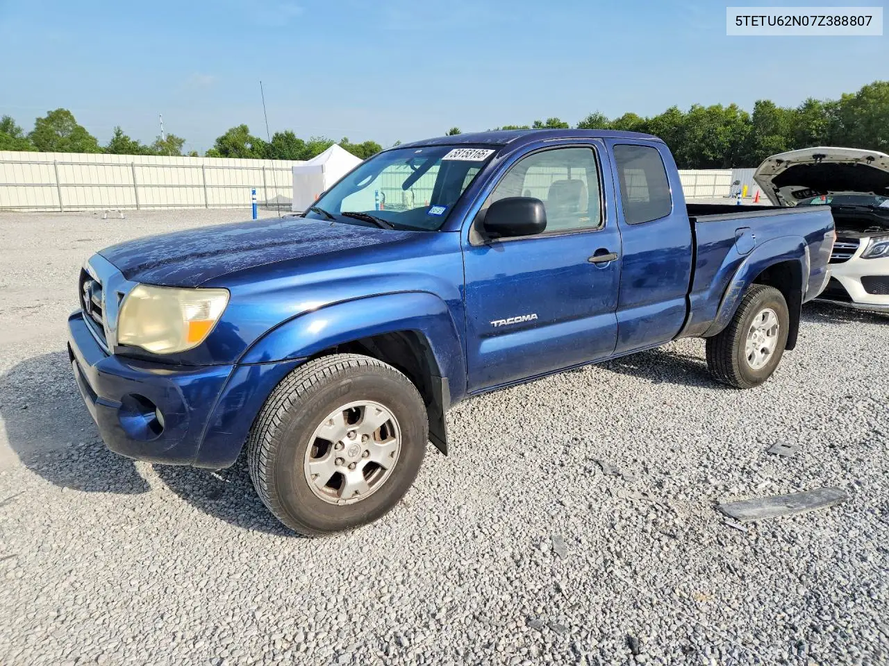 2007 Toyota Tacoma Prerunner Access Cab VIN: 5TETU62N07Z388807 Lot: 58158166