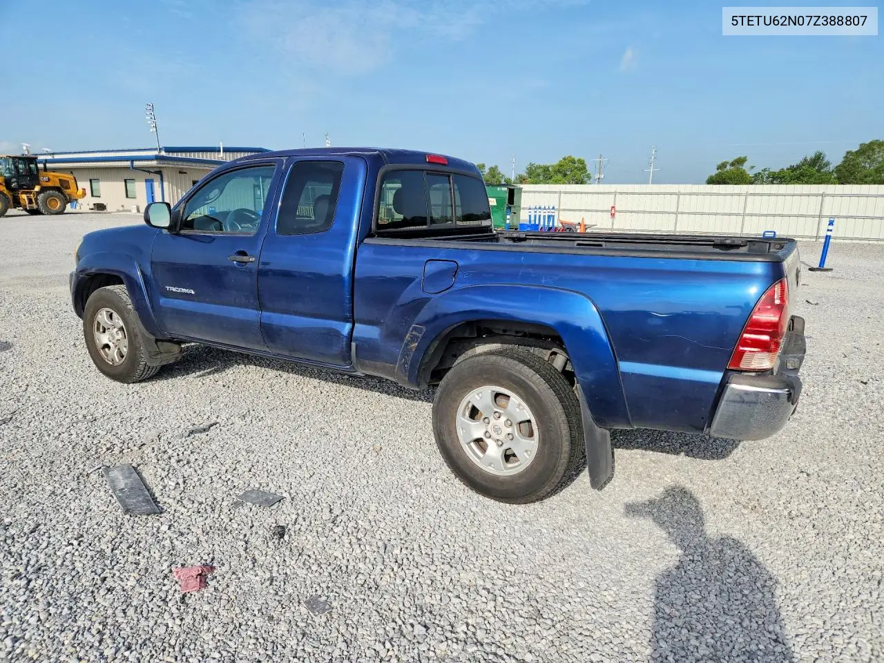 2007 Toyota Tacoma Prerunner Access Cab VIN: 5TETU62N07Z388807 Lot: 58158166