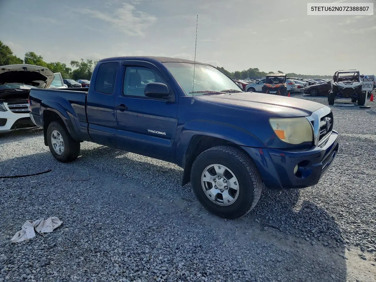 2007 Toyota Tacoma Prerunner Access Cab VIN: 5TETU62N07Z388807 Lot: 58158166