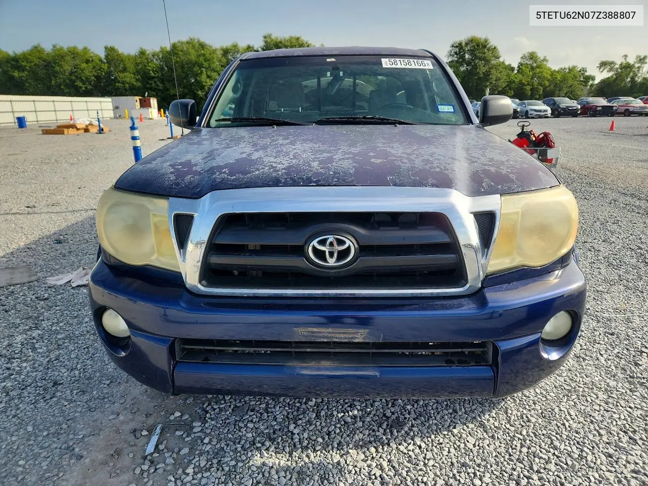 2007 Toyota Tacoma Prerunner Access Cab VIN: 5TETU62N07Z388807 Lot: 58158166
