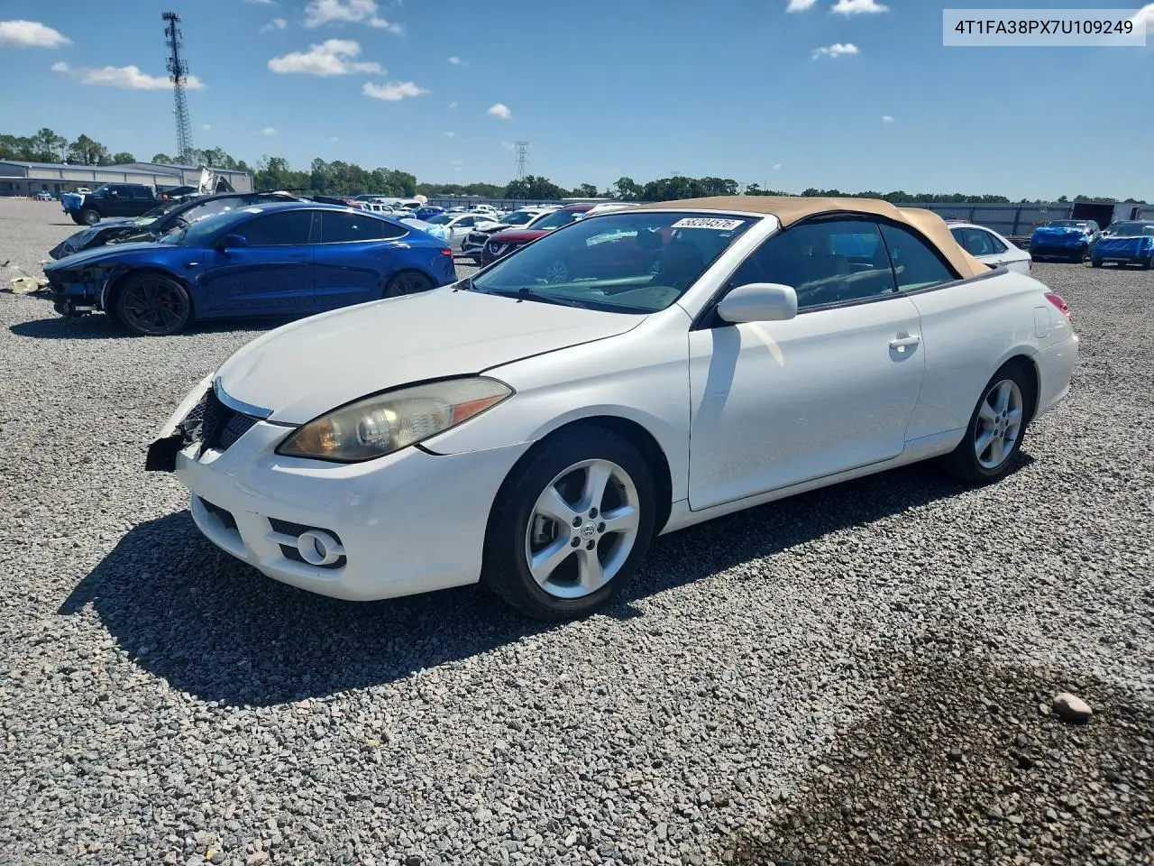 2007 Toyota Camry Solara Sle V6 VIN: 4T1FA38PX7U109249 Lot: 58204576