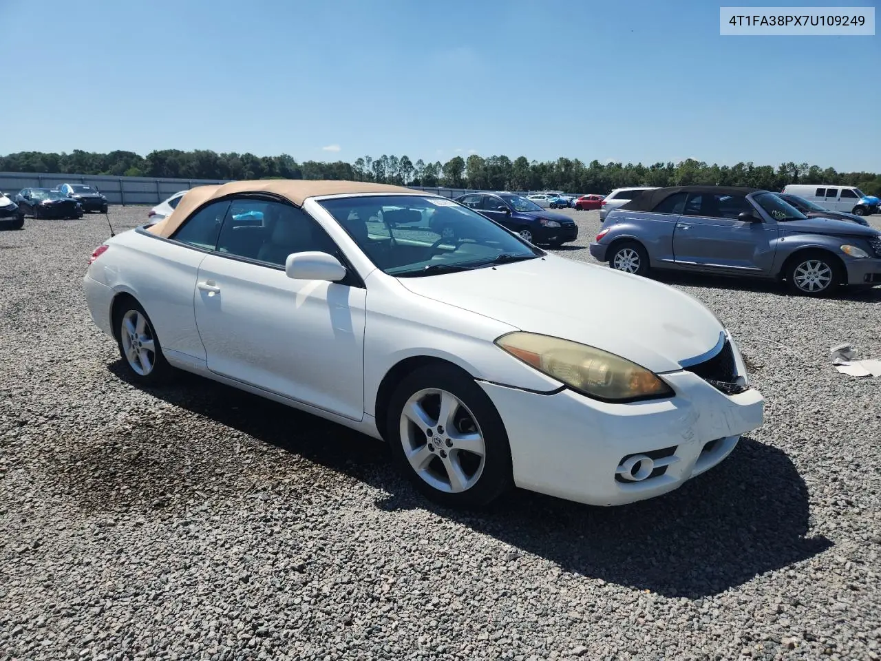 2007 Toyota Camry Solara Sle V6 VIN: 4T1FA38PX7U109249 Lot: 58204576