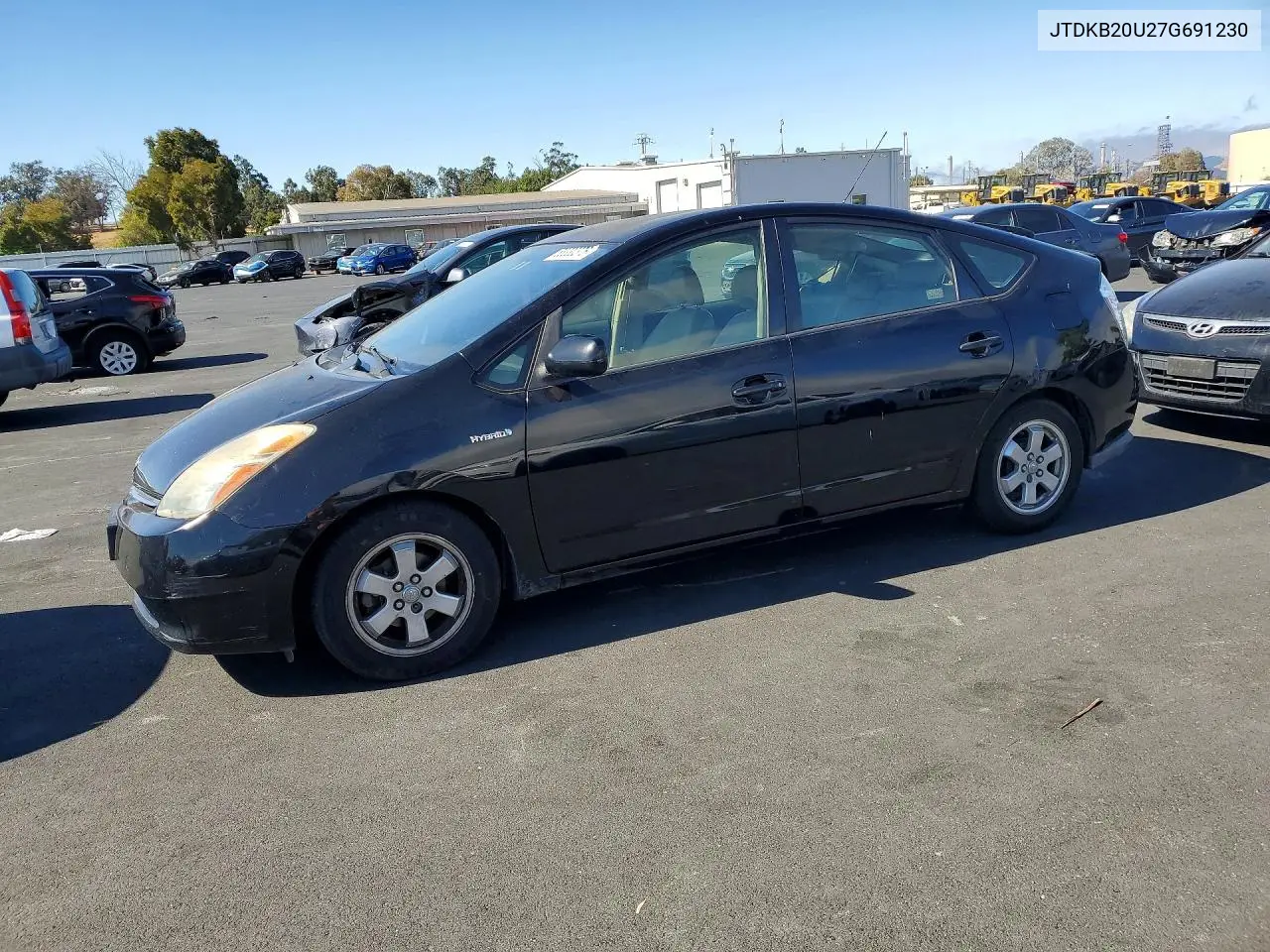 2007 Toyota Prius Base VIN: JTDKB20U27G691230 Lot: 58330376