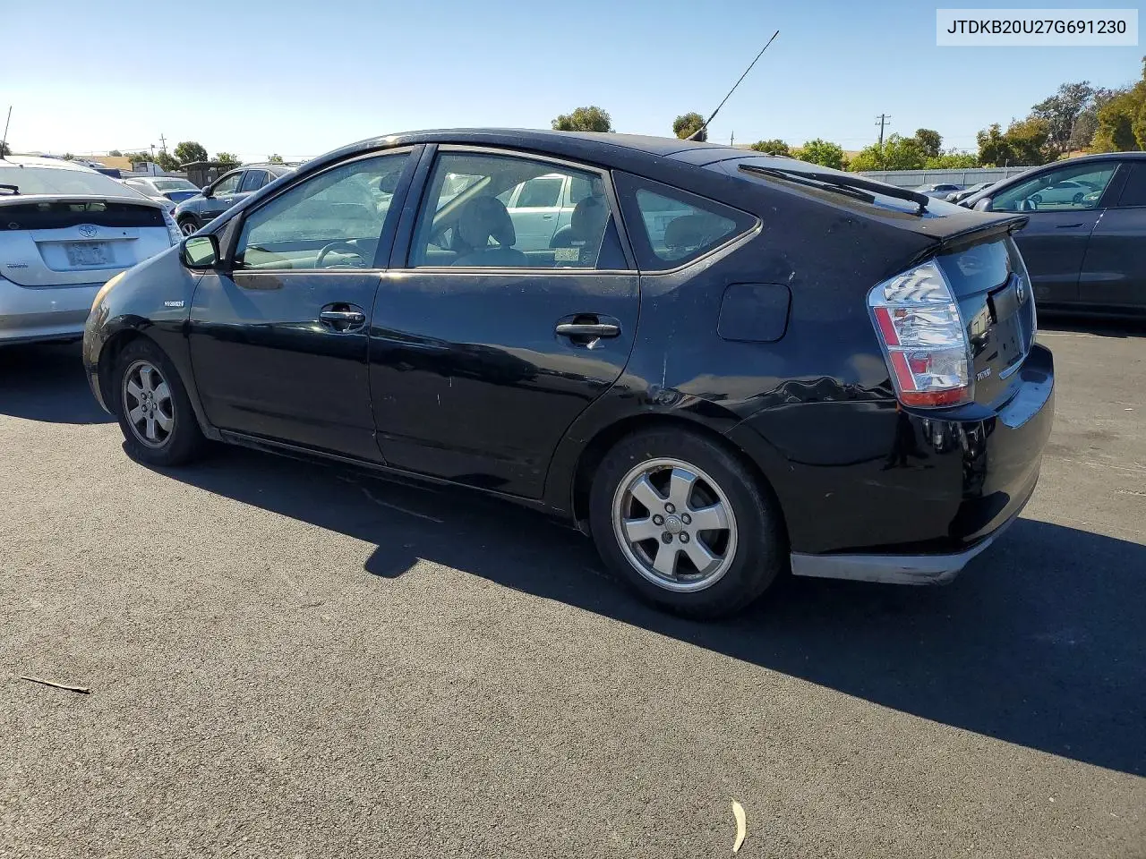 2007 Toyota Prius Base VIN: JTDKB20U27G691230 Lot: 58330376