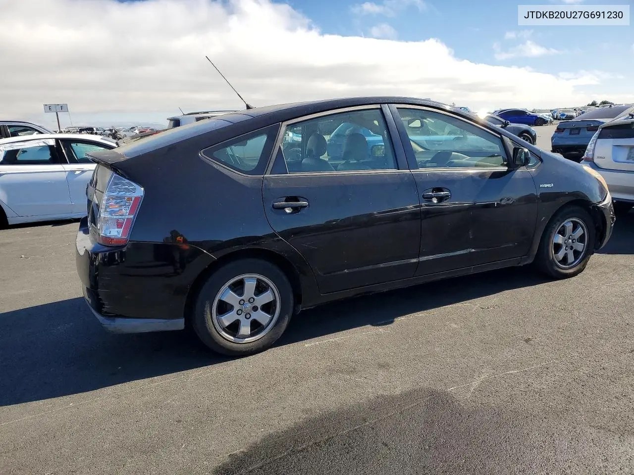 2007 Toyota Prius Base VIN: JTDKB20U27G691230 Lot: 58330376