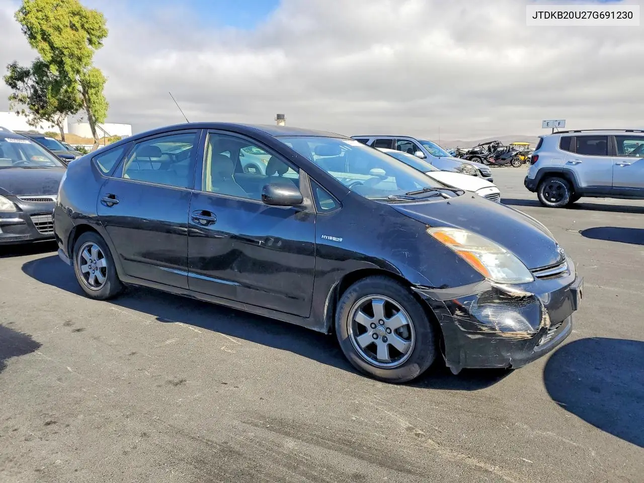 2007 Toyota Prius Base VIN: JTDKB20U27G691230 Lot: 58330376