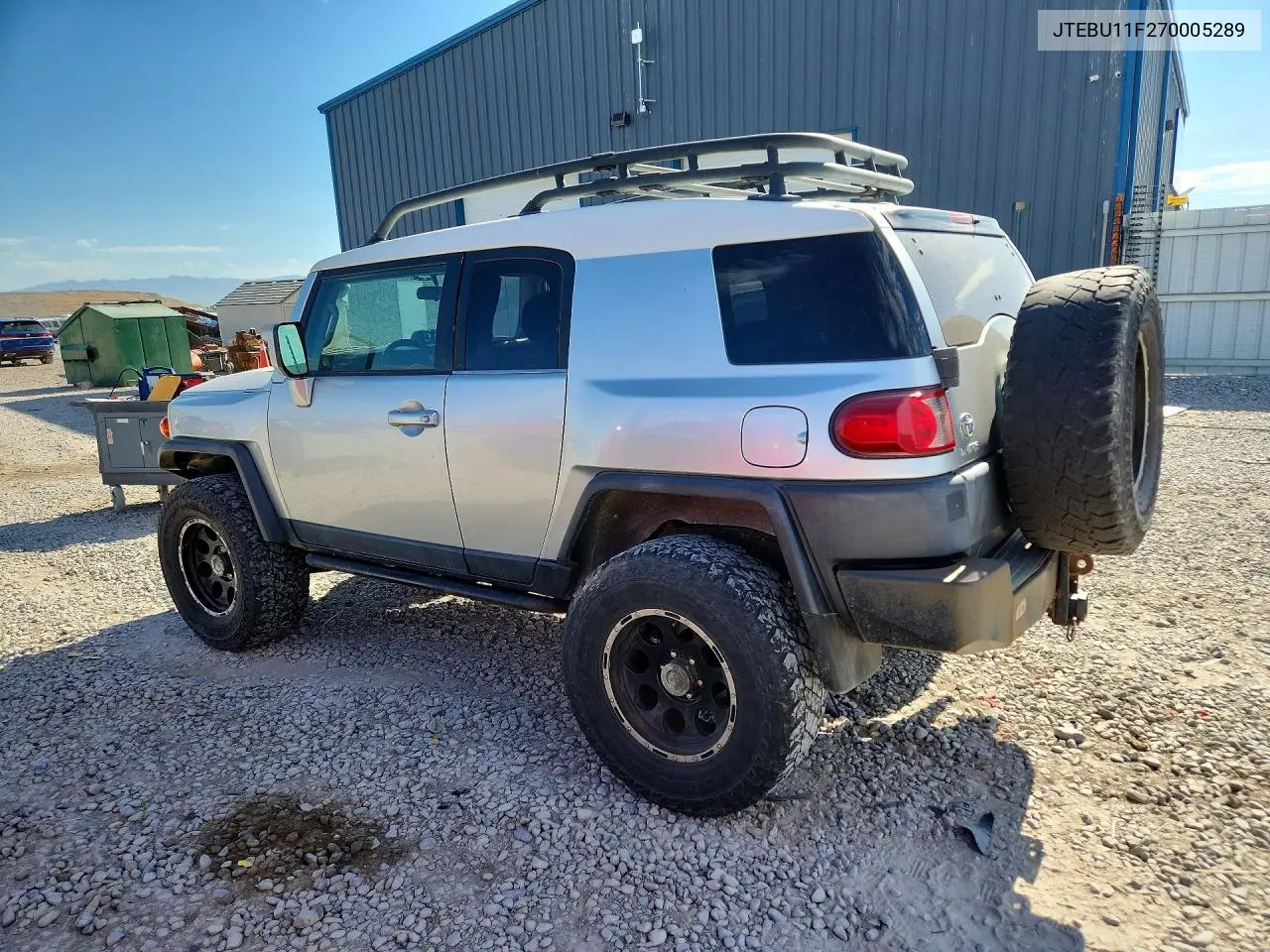 2007 Toyota Fj Cruiser Base VIN: JTEBU11F270005289 Lot: 58468006