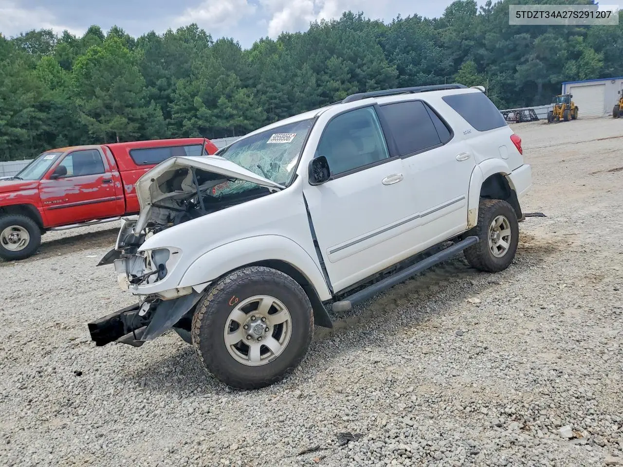 2007 Toyota Sequoia Sr5 VIN: 5TDZT34A27S291207 Lot: 58558956