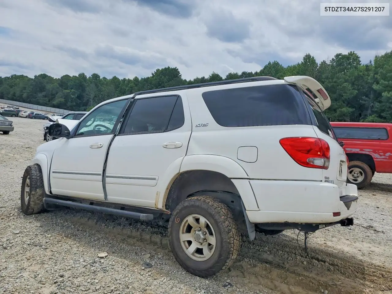2007 Toyota Sequoia Sr5 VIN: 5TDZT34A27S291207 Lot: 58558956