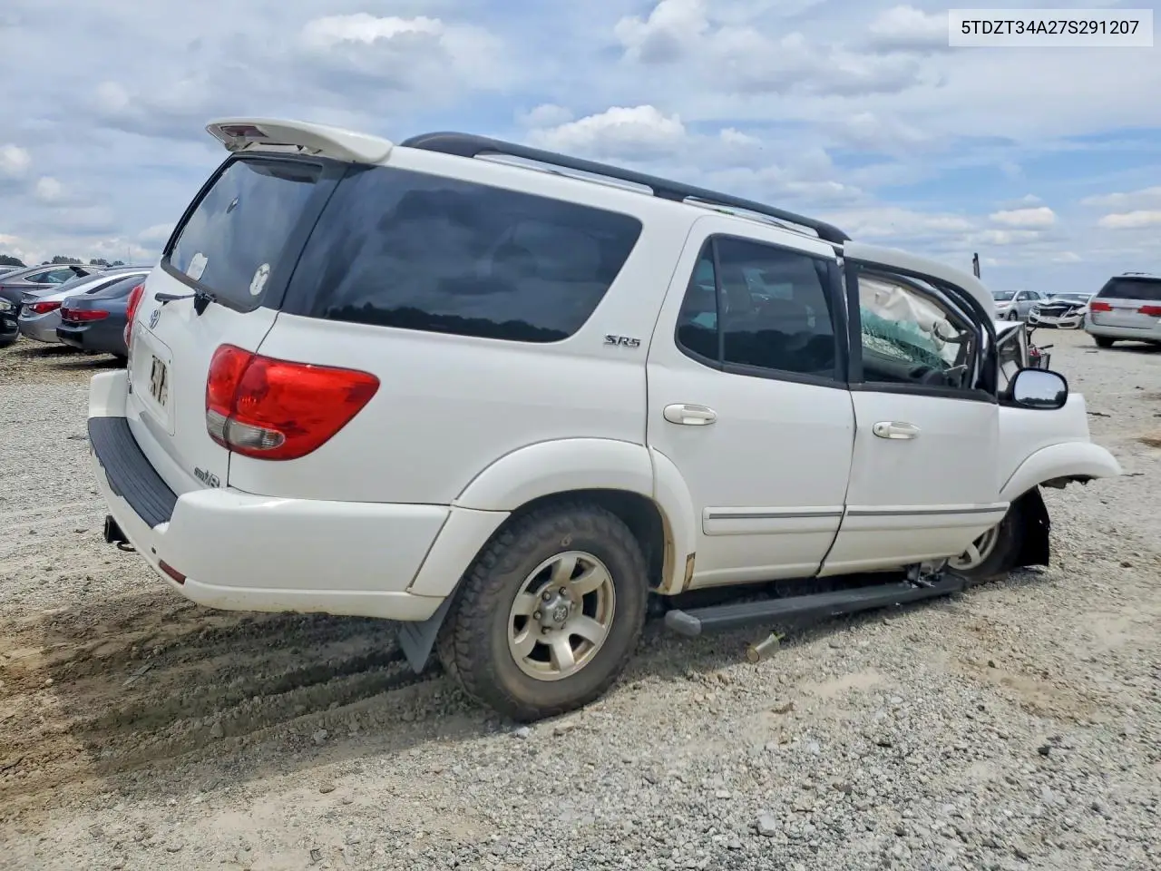 2007 Toyota Sequoia Sr5 VIN: 5TDZT34A27S291207 Lot: 58558956