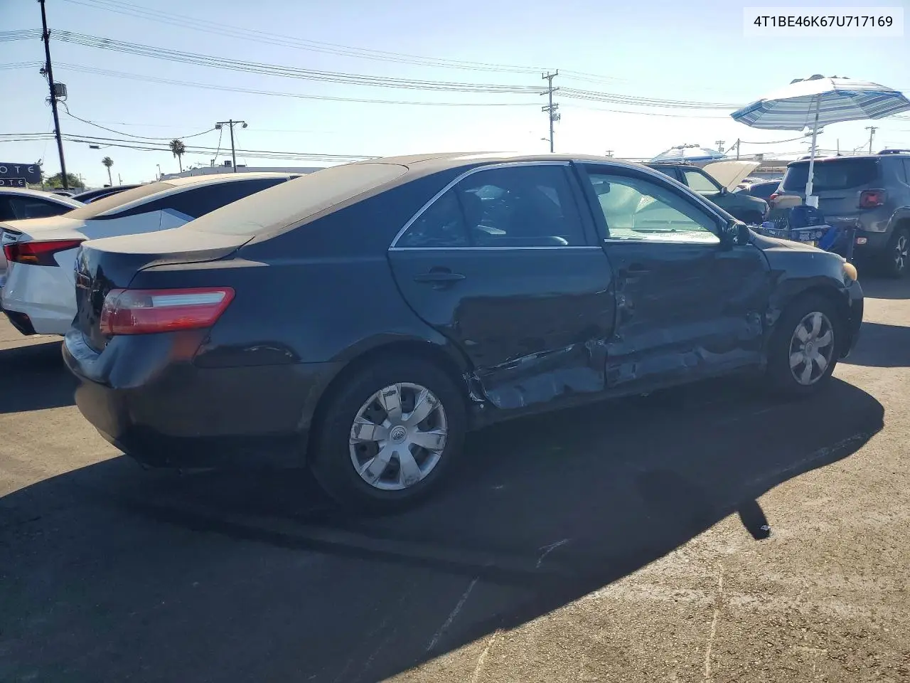 2007 Toyota Camry VIN: 4T1BE46K67U717169 Lot: 58838796