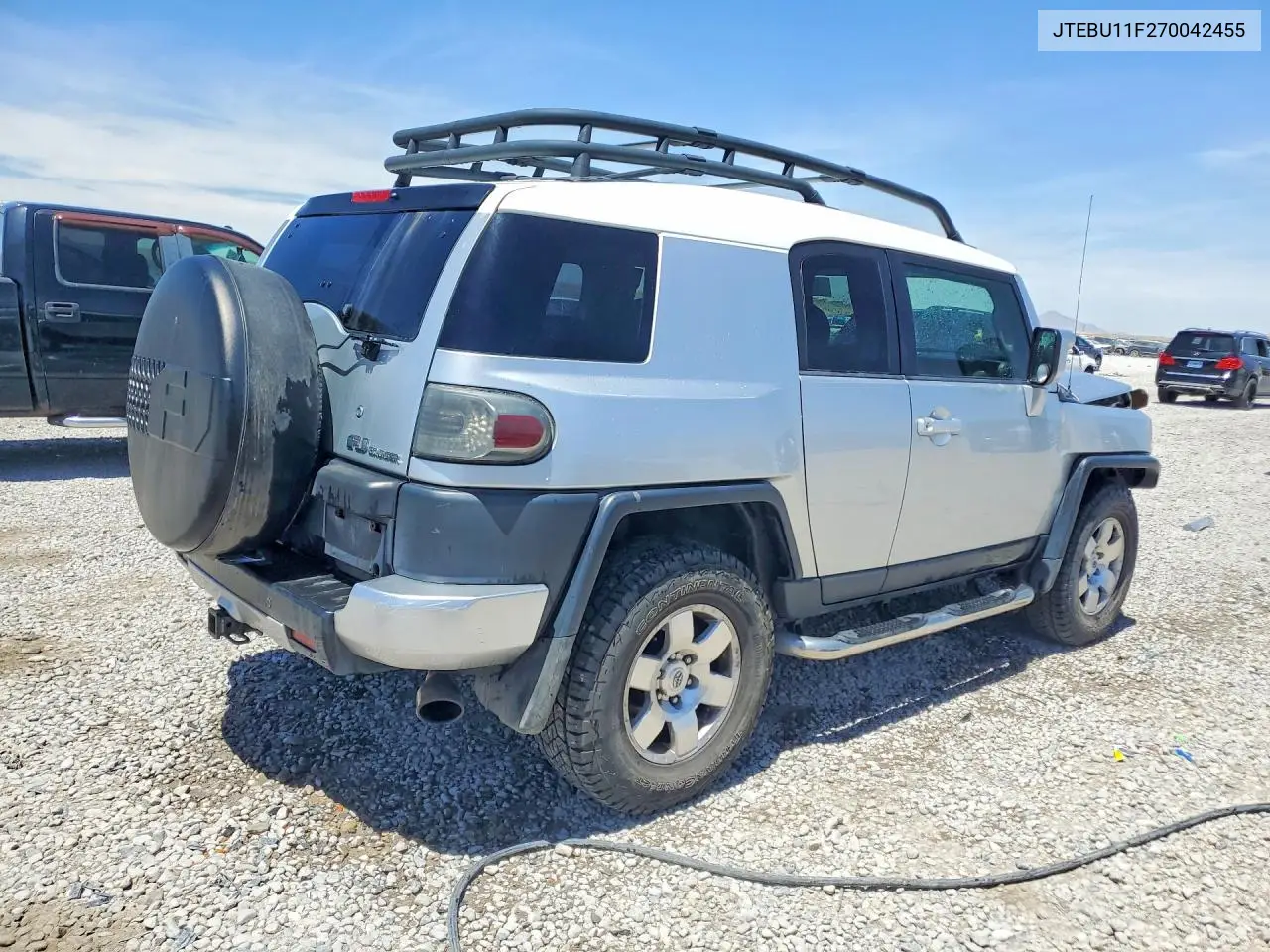 2007 Toyota Fj Cruiser Base VIN: JTEBU11F270042455 Lot: 59189756