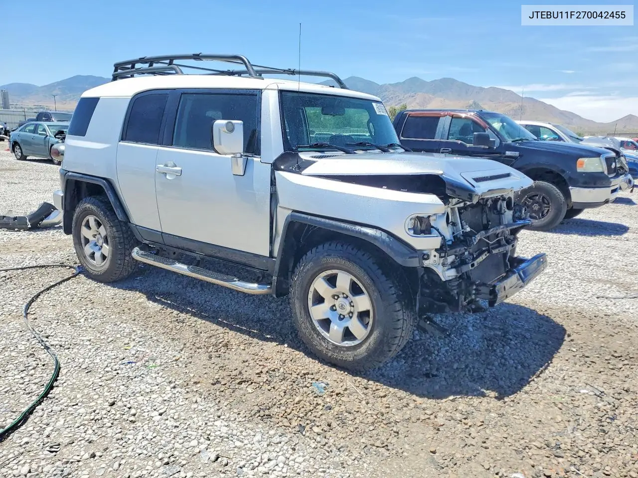 2007 Toyota Fj Cruiser Base VIN: JTEBU11F270042455 Lot: 59189756