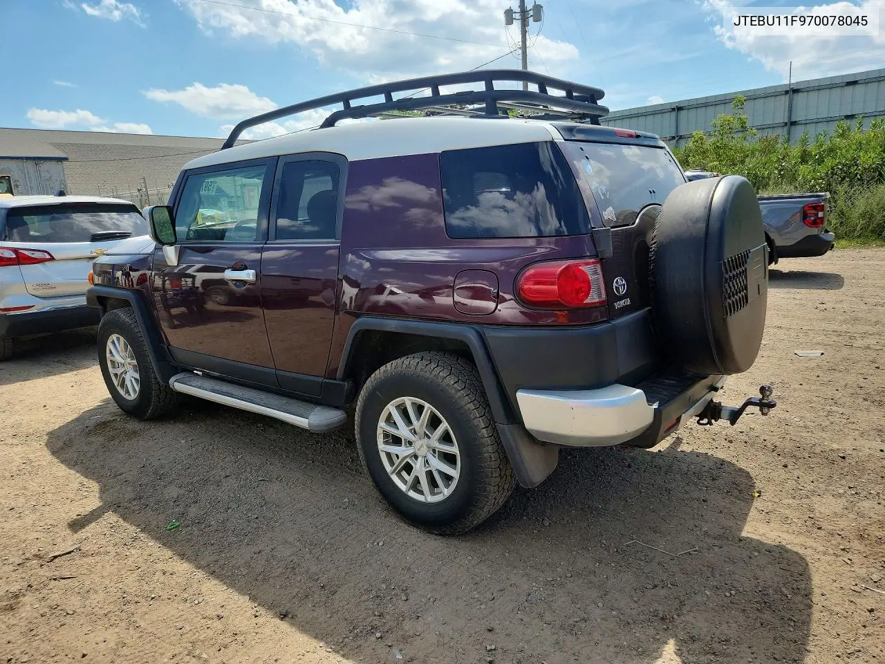 2007 Toyota Fj Cruiser Base VIN: JTEBU11F970078045 Lot: 59777816