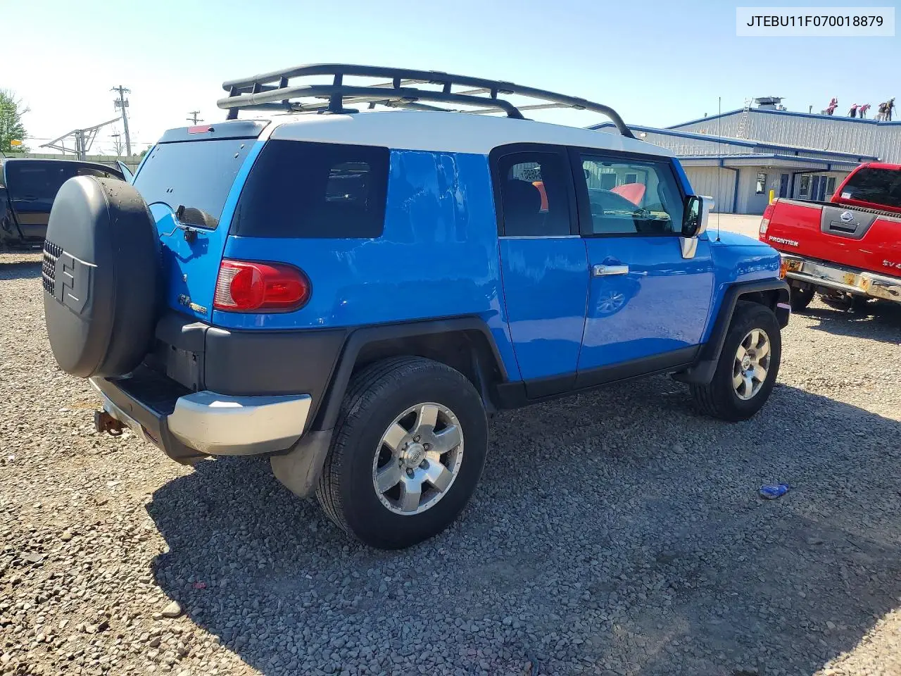 2007 Toyota Fj Cruiser Base VIN: JTEBU11F070018879 Lot: 59864696