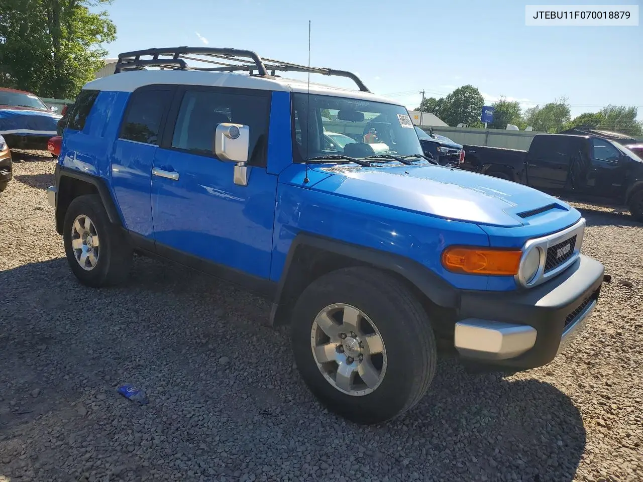 2007 Toyota Fj Cruiser Base VIN: JTEBU11F070018879 Lot: 59864696