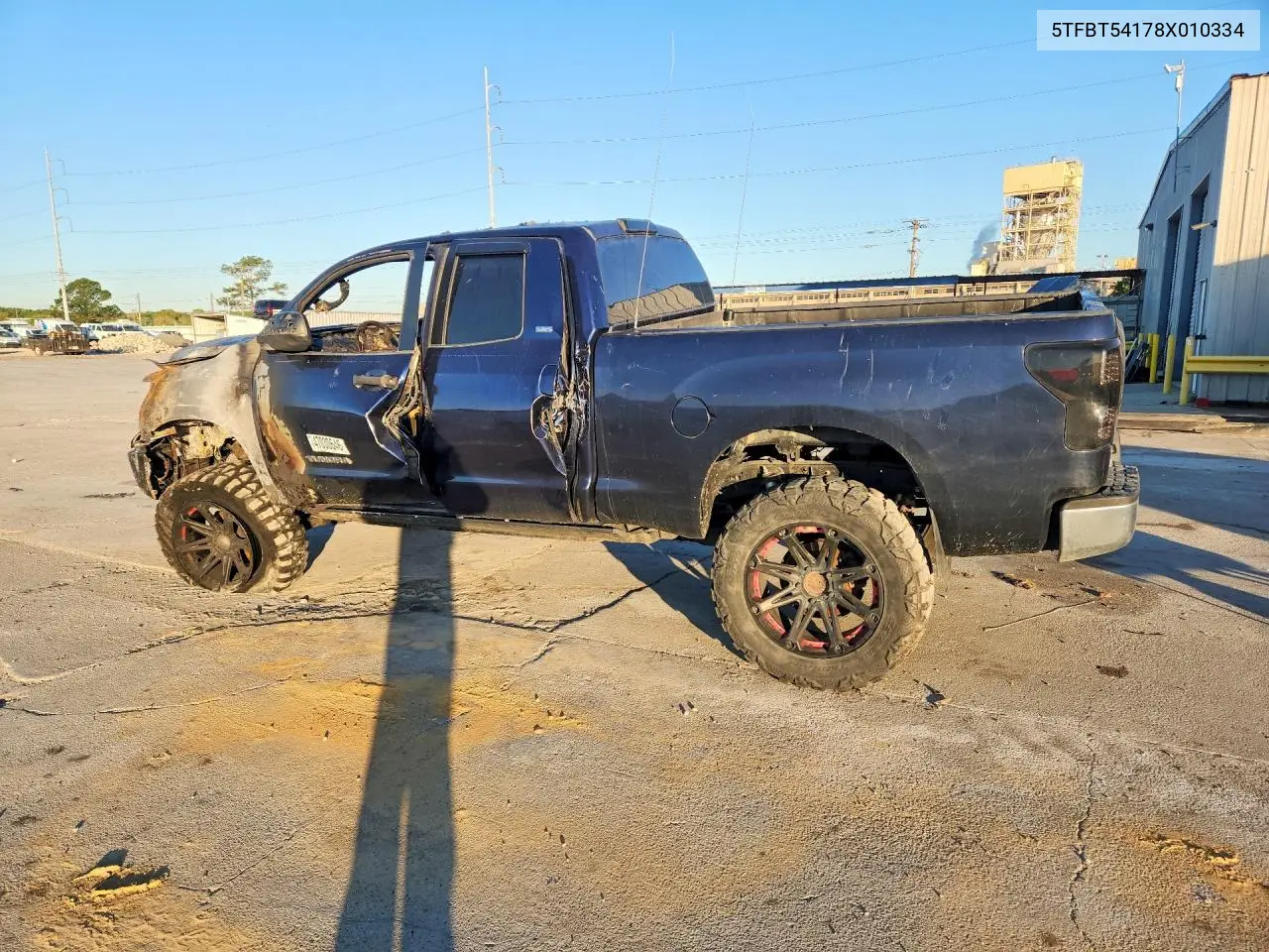 2008 Toyota Tundra Sr5 VIN: 5TFBT54178X010334 Lot: 47030646