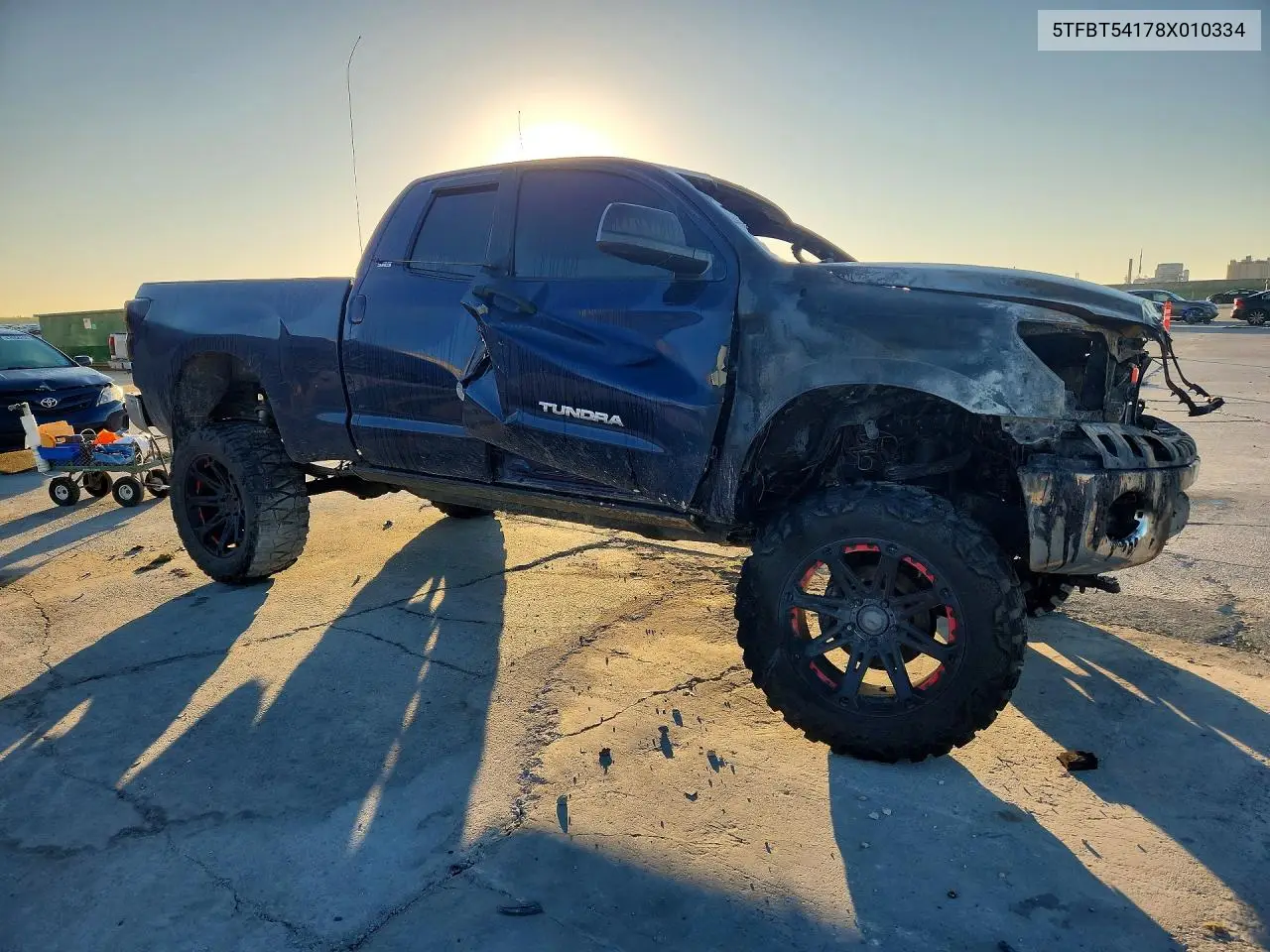 2008 Toyota Tundra Sr5 VIN: 5TFBT54178X010334 Lot: 47030646