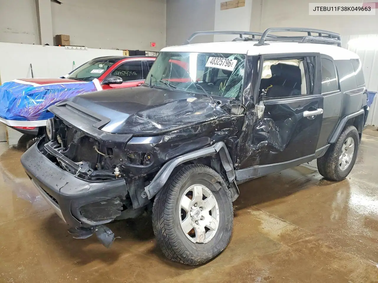 2008 Toyota Fj Cruiser Base VIN: JTEBU11F38K049663 Lot: 48325796