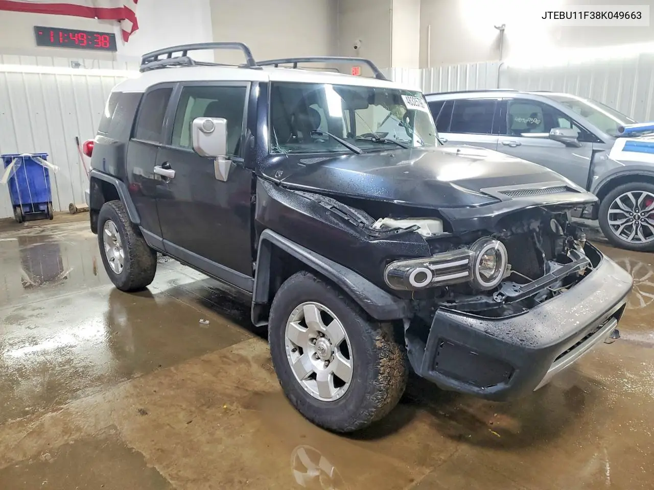 2008 Toyota Fj Cruiser Base VIN: JTEBU11F38K049663 Lot: 48325796