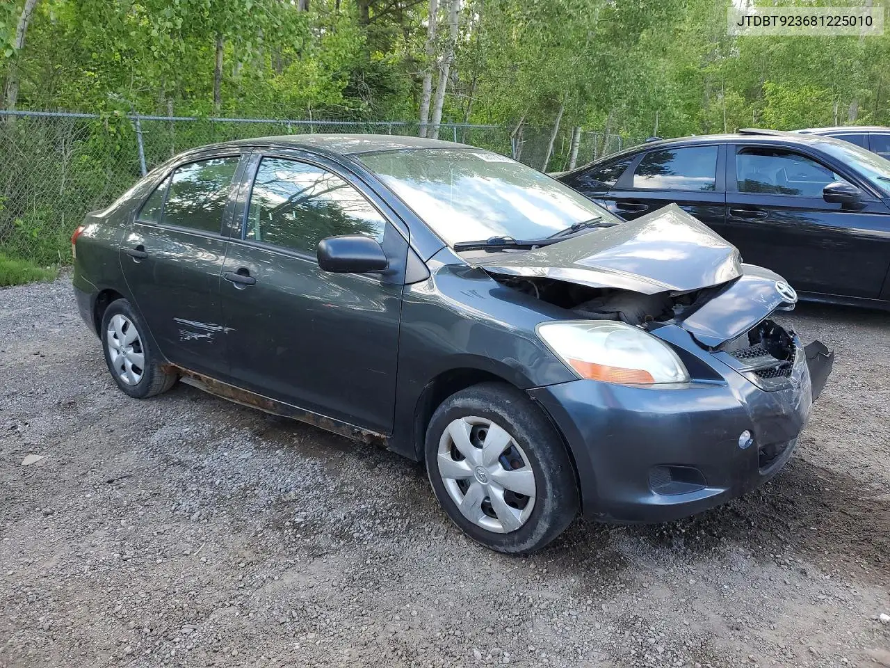 2008 Toyota Yaris Base VIN: JTDBT923681225010 Lot: 52016876