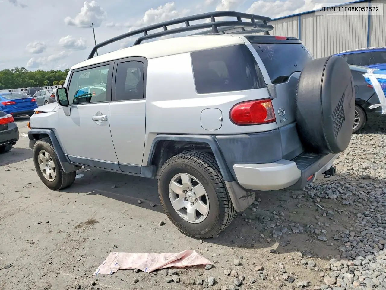 2008 Toyota Fj Cruiser Base VIN: JTEBU11F08K052522 Lot: 52615756