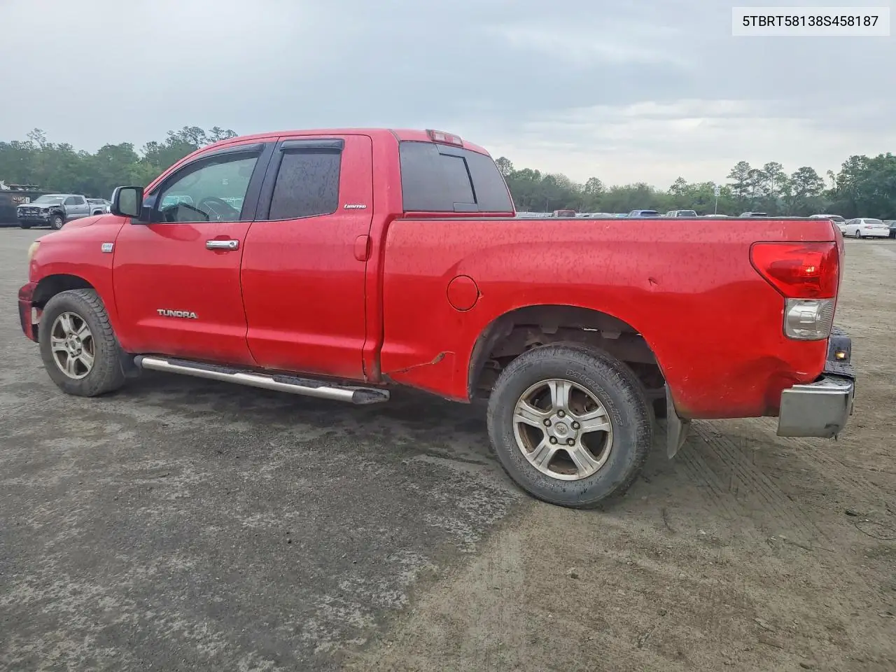 2008 Toyota Tundra Double Cab Limited VIN: 5TBRT58138S458187 Lot: 52690886