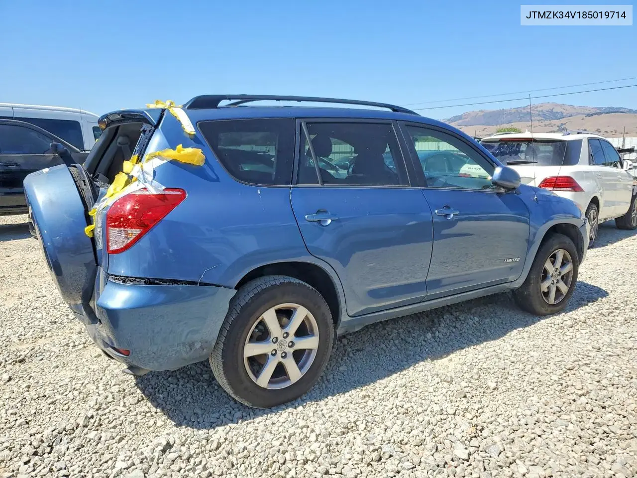2008 Toyota Rav4 Limited VIN: JTMZK34V185019714 Lot: 53666796