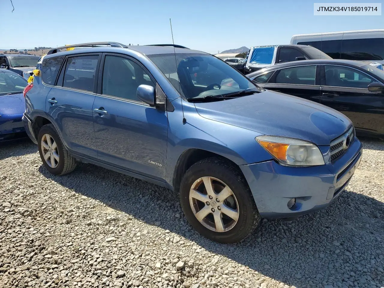 2008 Toyota Rav4 Limited VIN: JTMZK34V185019714 Lot: 53666796