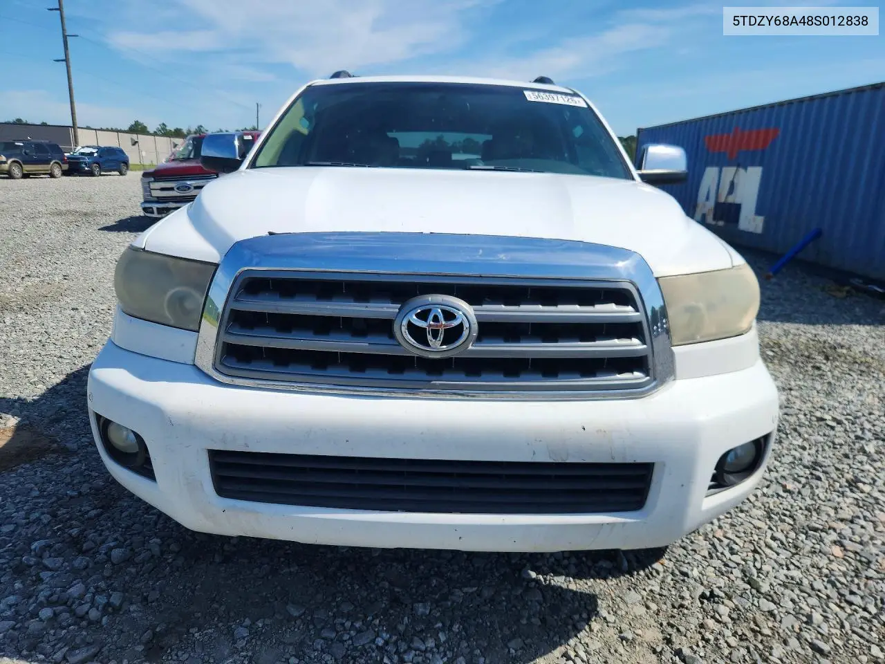 2008 Toyota Sequoia Limited VIN: 5TDZY68A48S012838 Lot: 56397126