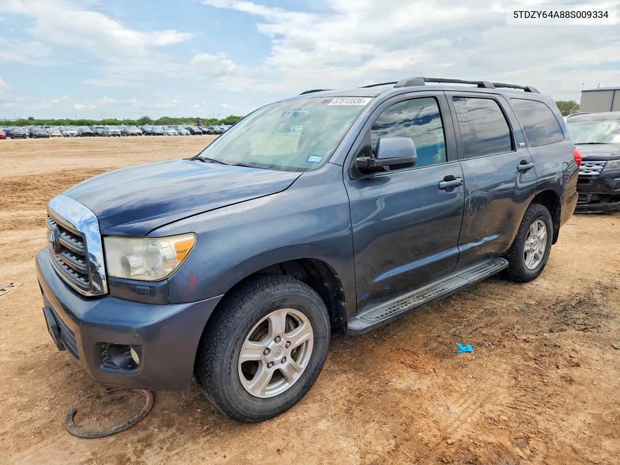 2008 Toyota Sequoia Sr5 VIN: 5TDZY64A88S009334 Lot: 57513536