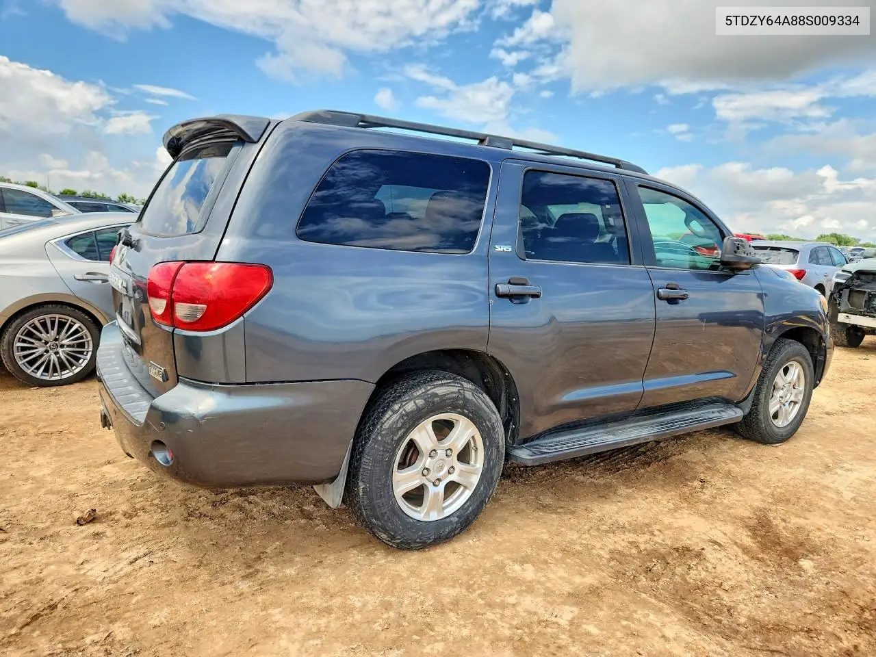 2008 Toyota Sequoia Sr5 VIN: 5TDZY64A88S009334 Lot: 57513536