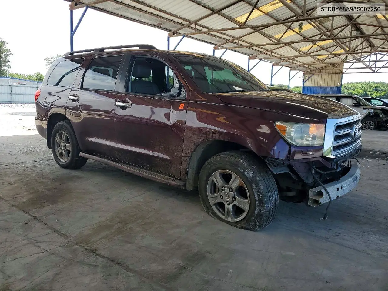 2008 Toyota Sequoia Limited VIN: 5TDBY68A98S007250 Lot: 57569036