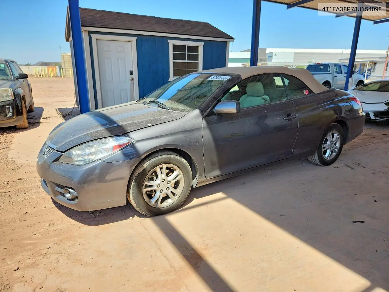 2008 Toyota Camry Solara Se V6 VIN: 4T1FA38P78U154098 Lot: 57908906